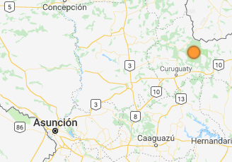 ubicación bosque Mbaracayú